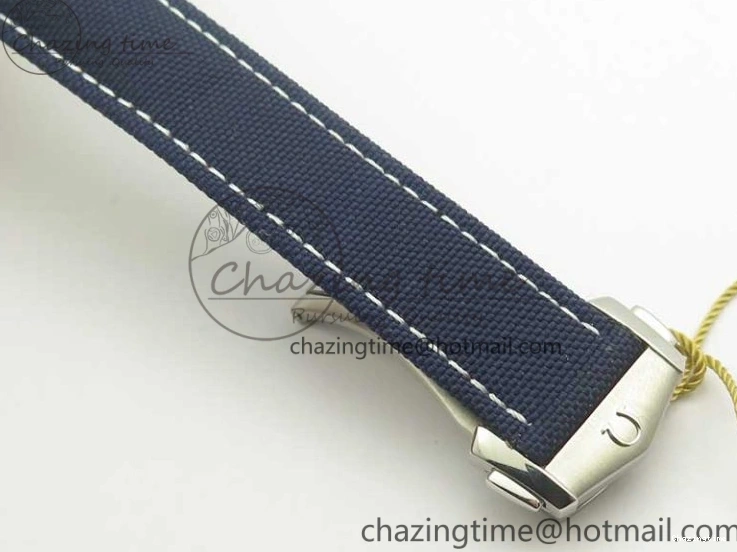 0220 EasyCare Aqua Terra Master Ryder Cup Edition VSF 1:1 Best Edition White Textured Dial on Blue Nylon Strap A8500 Super Clone 8016